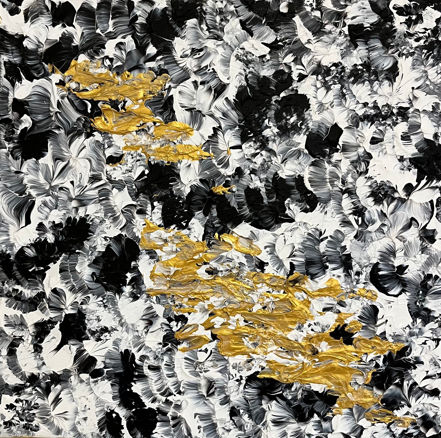 “Regal 2” Textured abstract Painting