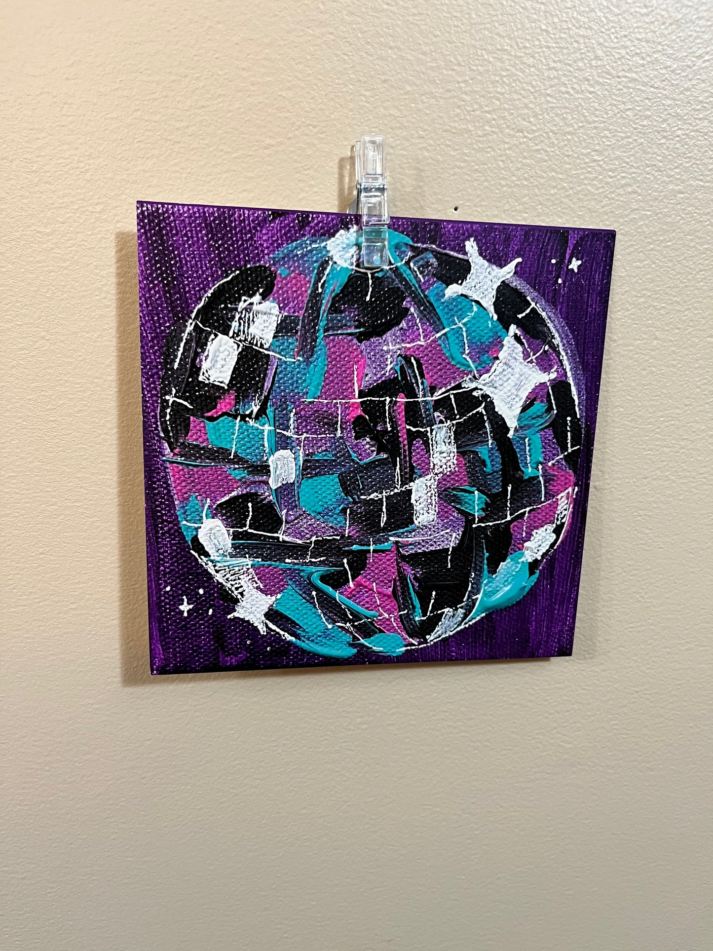 PRINT 5.5”x5.5” Purple Disco
