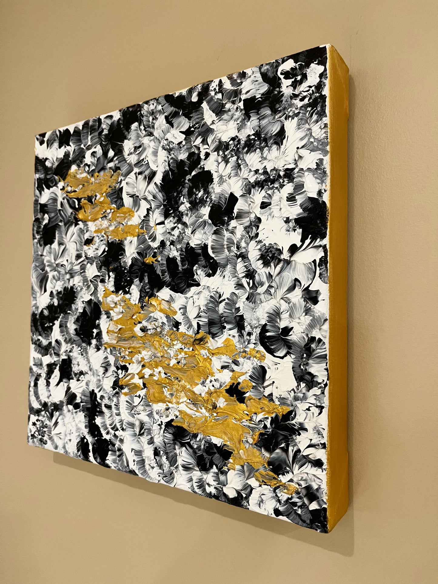 “Regal 2” Textured abstract Painting