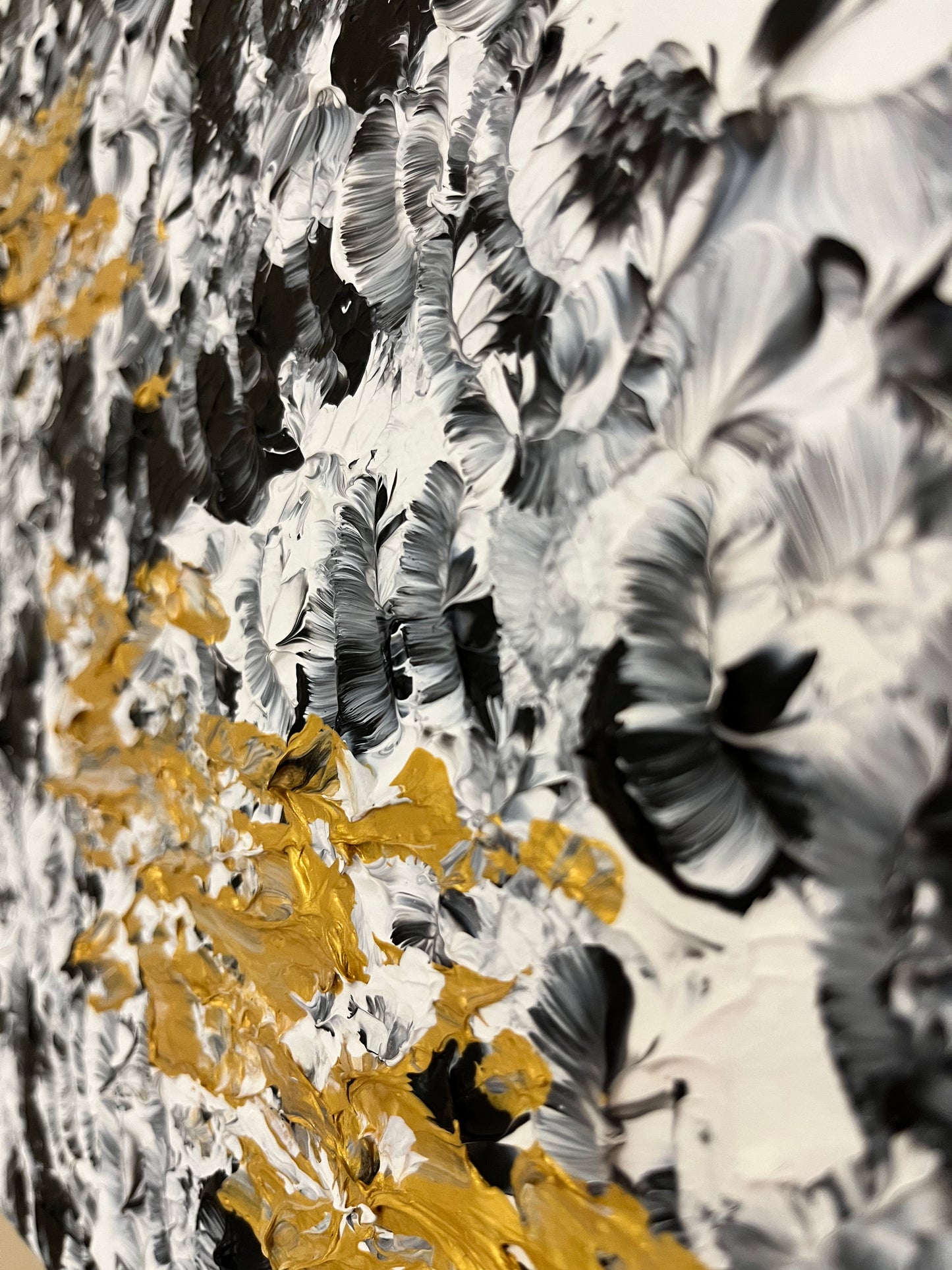 “Regal 2” Textured abstract Painting