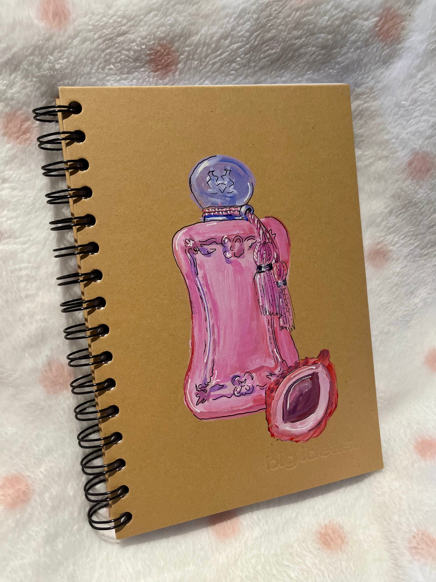 Delina Hand Painted Lined Notebook- A5