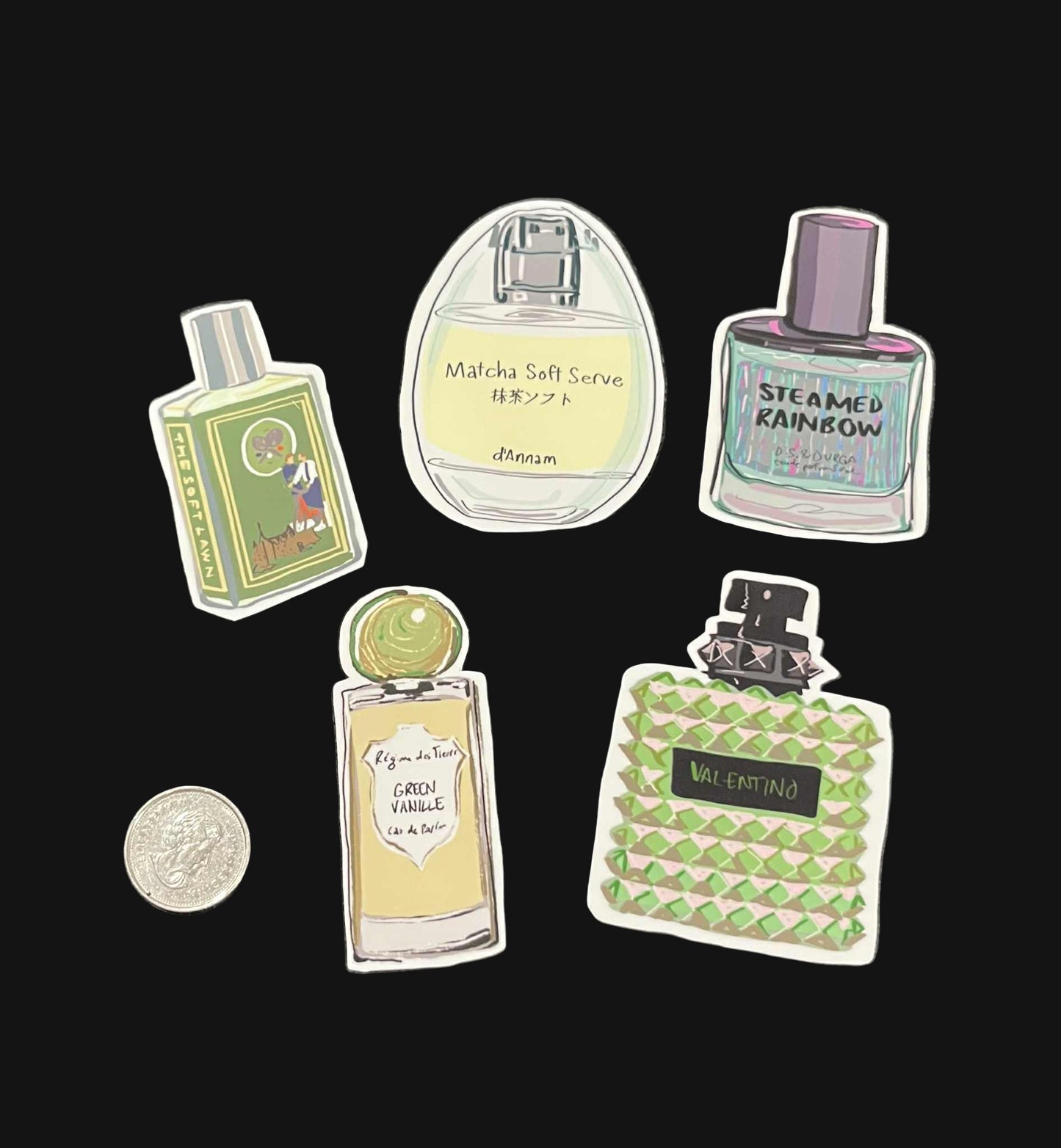 GREEN Pack Stickers - Clear Gloss