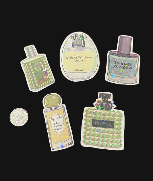 GREEN Pack Stickers - Holo Sparkle