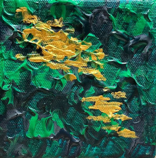 “Emerald Glow” Mini Painting