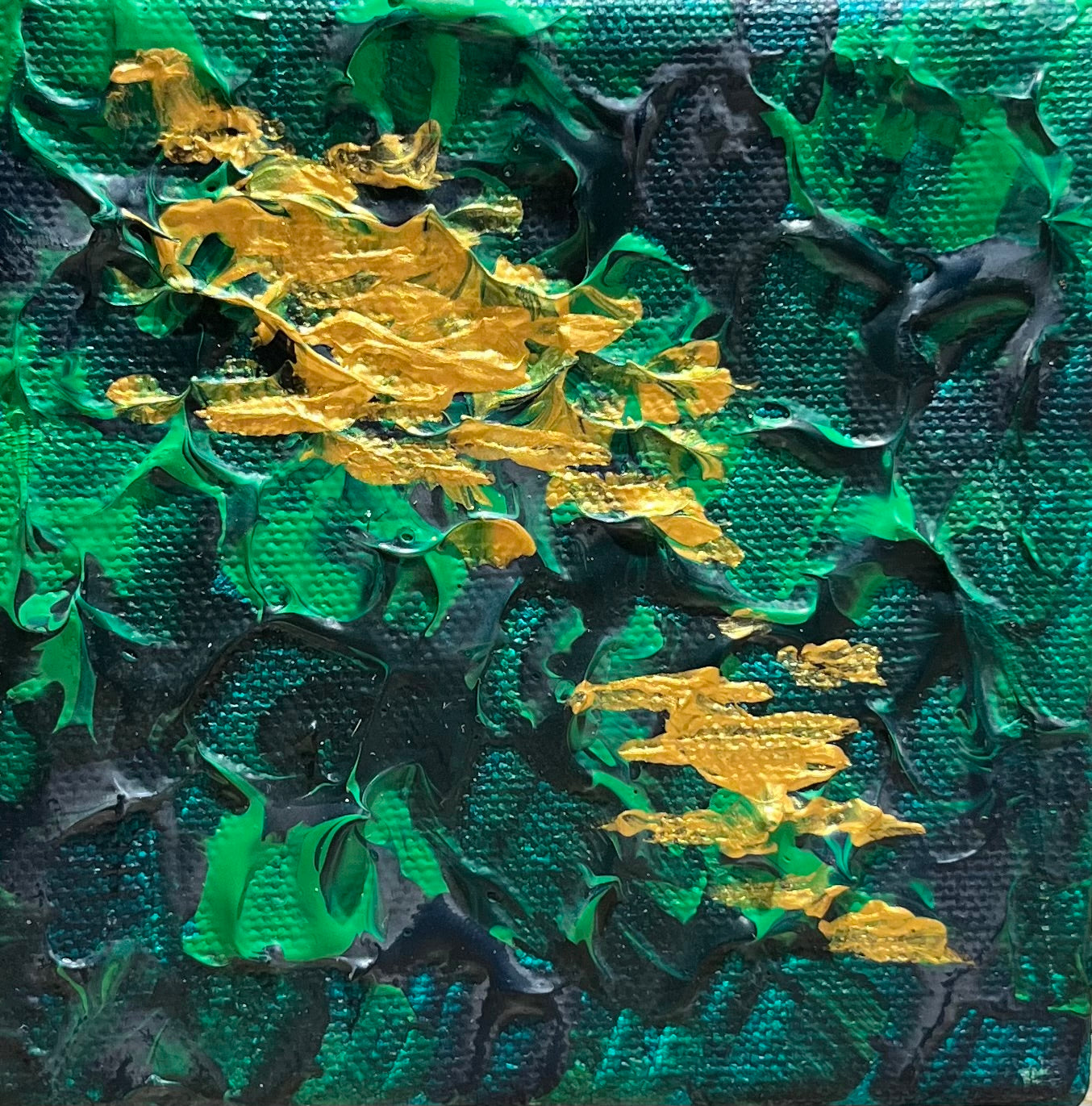 “Emerald Glow” Mini Painting