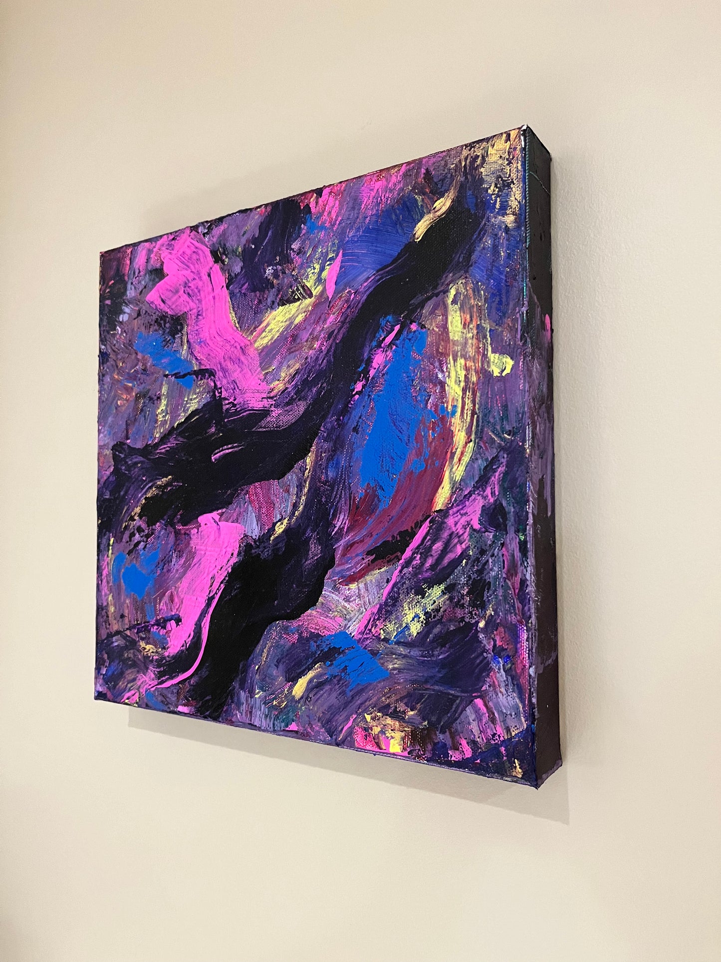 Purple Abstract Painting