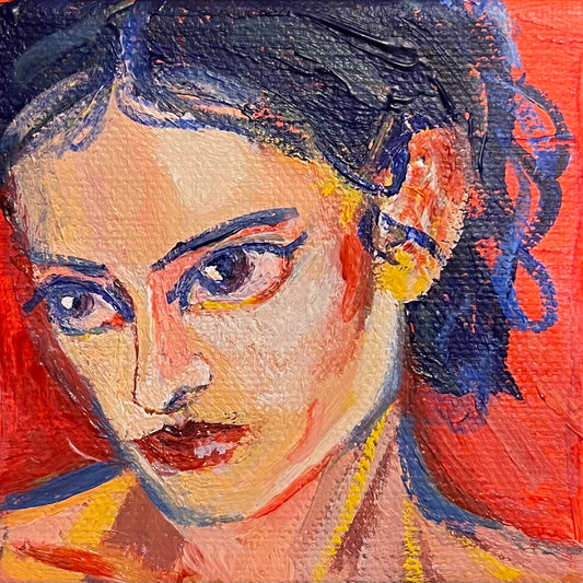 Portrait mini painting